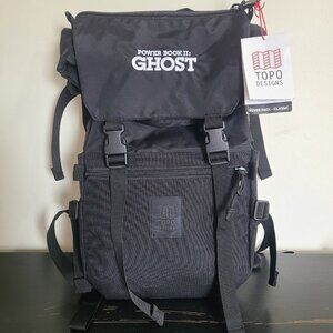 NWT Topo Designs Rover Tech Pack Backpack Black Commuter Travel